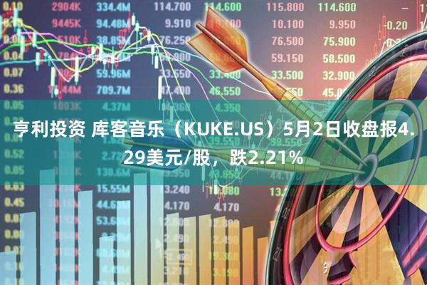 亨利投资 库客音乐（KUKE.US）5月2日收盘报4.29美元/股，跌2.21%
